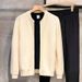 "Men's Double-Zip Knit Cardigan – Lightweight Spring & Autumn Layering (Greyish To 3XL, Business Casual)"_viptrois.com