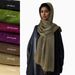 Apparel Accessories High Grade Bright Silk Long Scarf Ethnic Shawl Polyester Muslim Breathable Female Headscarf Hemming Scarf_viptrois.com