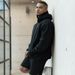 Men's Clothing Men's Solid Color Hooded Sweatshirt - American Style Workout Pullover With Kangaroo Pocket_viptrois.com