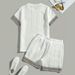 Men's Clothing Printing Round Neck Men's Summer Short Sleeved T Shirt Loose Casual Shorts Suit_viptrois.com