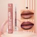 SHCOETY 12-Color Double-Head Dual-Tone Wooden Lip Liner - Matte Long-Lasting Easy-Application Non-Stick Cup Lip Contour Pencil_viptrois.com