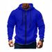 Spring And Autumn Men's Sweatshirt Hoodie Zipper Multi Pocket Embroidered Badge Cardigan Sports Leisure Sweatshirt_viptrois.com