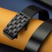 Men's Business Belt With Automatic Buckle And Toothless Cowhide Belt High End All Match Belt For Middle Aged And Young People_viptrois.com
