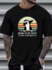 Penguin Born To Be Root Not To Re-Boot Funny Gift Vintage Men's Cotton T-Shirt Slightly Casual Stylish Streetwear Summer Soft Versatile_viptrois.com