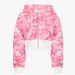 Y2K Hip-Hop Short Cardigan Hoodie Women's Sweatshirt Street INS American Style Loose Long Sweatpants_viptrois.com