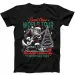 Christmas Santa Claus Playing Guitar World Tour Funny Gift Black T Shirt Mens Womens Tees Top 258_viptrois.com