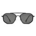 Men's Sunglasses Double Beam Metal Punk Sunglasses For Men, Women's Retro Ins Style Ink Polygonal Personality Glasses_viptrois.com