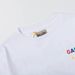 Multicolor Letter Print T-Shirt Unisex Streetwear Casual Black White Short Sleeve Tee_viptrois.com