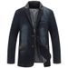 Men's Clothing Denim Suit Jackets Fashion Men's Denim Blazer Jacket – Casual Business Chic Coat In Dark Blue & Classic Blue (M-XXXXL)_viptrois.com