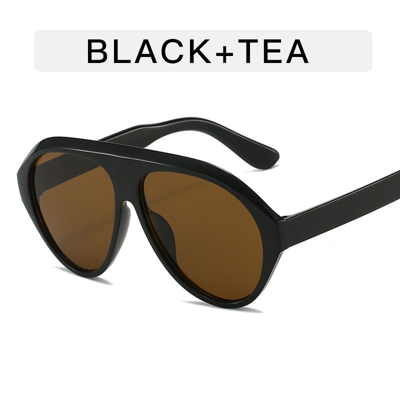 Retro toad sunglasses for women ins large frame street shooting high end sun protection personality fashion sunglasses trend_viptrois.com