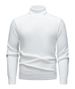 Men's Fleece-Lined High Neck Sweater – Slim Fit Thermal Pullover For Winter (8 Colors) – Stretch Polyester Base Layer With Ribbed Hem_viptrois.com