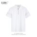 Men's Clothing LHC Business Casual Polo Shirt Men's High End Summer Lapel Solid Color Paul Men's Sports Short Sleeved T Shirt Men_viptrois.com
