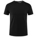 Men's Comfortable Quick Dry T-Shirt Crew Neck Solid Work Wear T-Shirt Casual Regular Fit Short Sleeves T-Shirts_viptrois.com