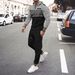 Men's Clothing Men's Waffle Knit Hoodie Jogger Set Long Sleeve Tracksuit Casual Striped Outfit_viptrois.com
