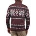Men’s Slim-Fit Knit Sweater | Vintage-Inspired Half-Zip Pullover | Winter Casual Textured Jumper (Solid Colors)_viptrois.com