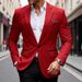 Men's All Season Suit Jacket Foreign Size Youth Business Formal Groom And Best Man Suits_viptrois.com