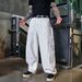 Men's Clothing Fashion Brand Loose Straight Washed Full Print Scimitar Jeans Men's American Jacquard Casual Pants Men's Summer Thin Style_viptrois.com