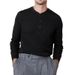 Cross-border American Men's Long-sleeved T-shirt European And American Foreign Trade Men's Henry Shirt Autumn Bottoming Shirt Top_viptrois.com