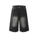 Men's Clothing Graffiti Camouflage Cropped Pants Summer Trendy Brand Pure Cotton Straight Tube Cropped Shorts For Men_viptrois.com