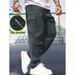 Men's Cargo Jogger Pants – Multi-Pocket Workwear Trousers, Straight Leg Casual Pants With Drawstring Waist For Gym & Streetwear_viptrois.com