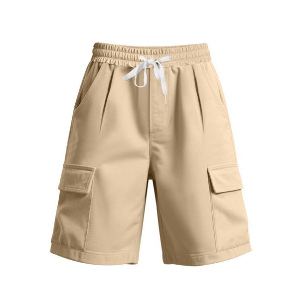 Men's Clothing American Style Sportswear Breathable Loose Fit Shorts Multi-Pocket Straight Leg Casual Jogging Mid Waist Summer Shorts_viptrois.com
