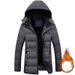 Winter New Velvet Thickened Medium And Long Feather Cotton-padded Clothes Korean Version Of Casual Hooded Trendy Men's Cotton-padded Jackets_viptrois.com