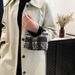 Mini Bag Autumn And Winter Woolen Plaid Bag For Women New Style Retro College Underarm Bag Versatile Shoulder Messenger Pillow Bag_viptrois.com