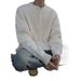 Autumn And Winter Fried Dough Twists Long Sleeve Sweater Men's Solid Knit Sweater Couple's Sweater_viptrois.com