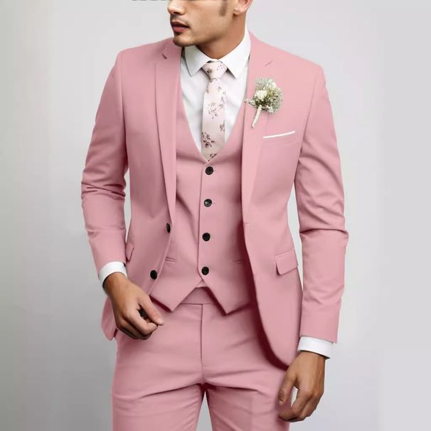 Men's Clothing Men's New Suits Slim Fit Two Button Suits For Men_viptrois.com