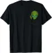 Alien Pocket Cool Funny Cute Peace UFO Gift T-Shirt Mens Womens Tees Top_viptrois.com