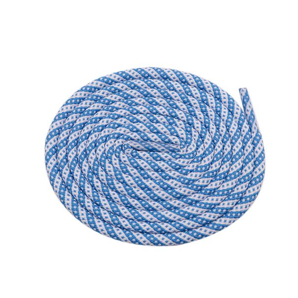 Two-tone Twill And Polka Dot Round Shoelaces With A Stylish Shoe Rope_viptrois.com