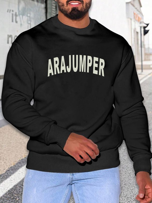 Polar Fleece Solid Color Round Neck Sweater Mens Candy Cotton Long Sleeve Working Clothes_viptrois.com