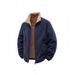 Men's Autumn And Winter Jacket Thickened Casual Loose Large Size Jacket_viptrois.com