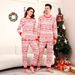 Christmas tree deer snowflake Christmas family dress printed homestays pajamas_viptrois.com