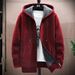 Men's Fleece-Lined Hooded Sweater Jacket - Winter Warm Pullover With Soft Touch For Casual Outfit (Available In 5 Colors & Sizes)_viptrois.com