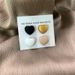 Unisex Strong magnet Heart magnet buckle Women's gauze scarf accessories shawl buckle scarf buckle accessories_viptrois.com