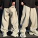 Streetwear Sweatpants – Oversized Fleece-Lined Joggers For Men (Gray/Black, Sizes M-3xl) Fashion Trends_viptrois.com