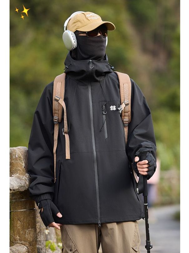 New Waterproof Breathable Jacket For Men And Women Couple Sports Training Hooded Logo Comfortable Jacket_viptrois.com