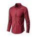 Men's Clothing White Shirt Men's Long Sleeved No Iron Business Formal Fit Professional Working Men's White Casual Suit Shirt_viptrois.com