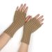 Unisex Warm wool gloves Fingerless gloves Knitted cuffs Wool gloves with false sleeves straight gloves Warm gloves_viptrois.com