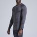 Men's Autumn Men's T Shirt American Youth Seamless Long Sleeved T Shirt Men's High Elastic Quick Drying Running Sports Bottoming Shirt_viptrois.com