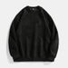 Fashion Sweater 400g Suede Solid Color Sweater Men's Spring New American Retro Top Couple Pullover Jacket_viptrois.com
