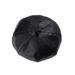 Black PU Leather Baby Pumpkin Korean Style British Artist Cute Children's Beret Hat For Girls_viptrois.com