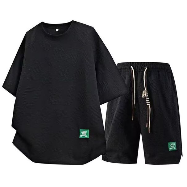 Men's 2-Piece Short Sleeve T-Shirt & 5-Inch Shorts Set | Casual Athletic Summer Outfit | Soft Breathable Fabric | Multiple Colors_viptrois.com