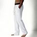 Men's Clothing Men's Linen Casual Trousers Color Blocked Loose Fitting Comfortable Drawstring Beach Vacation Pants_viptrois.com