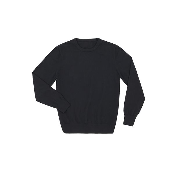 Men's Clothing Wool Blend Crew Neck Sweater - Classic Old Money Style Knit Pullover For Autumn & Winter (White, Black, Brown) | Slim Fit, Breathable_viptrois.com