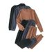 Men's Casual Hoodie & Jogger Set - Thickened Polyester Winter Sweatsuit For Everyday Comfort (3-Pack, Multiple Colors & Sizes)_viptrois.com