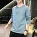 Men's Cotton Long Sleeve T-Shirt Bottom Shirt Sweater_viptrois.com