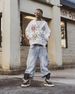 2025 Smiley Face Floral Sweatshirt Zipper Hoodie Autumn Winter Fashion Street Style Men's Clothing_viptrois.com