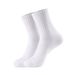 Solid color long cotton socks Breathable sweat absorption casual deodorant white socks sports socks_viptrois.com